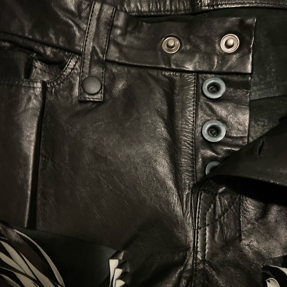 Unravel project black leather pants. - Picture 6 of 6